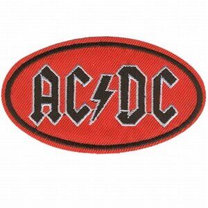 VINTAGE AC/DC Band IRON ON Patch Hard Rock and Roll Clothing Embroidery Badge